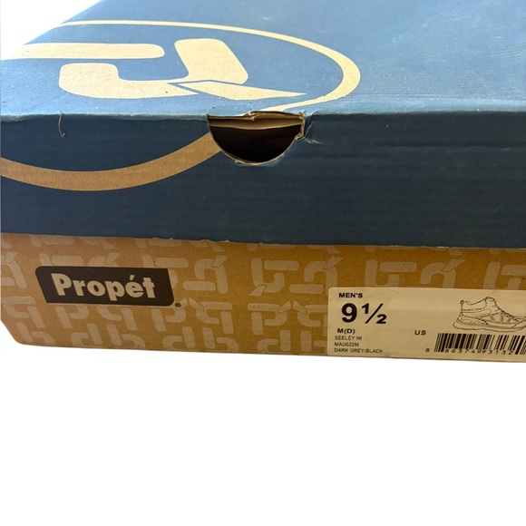 Propet Seeley Composite Toe Work Boot available in sizes 9-13 dark grey black - Picture 8 of 10